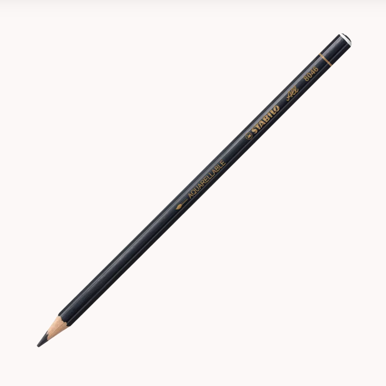 Crayon noir STABILO All aquarellable pour papeterie magnétique