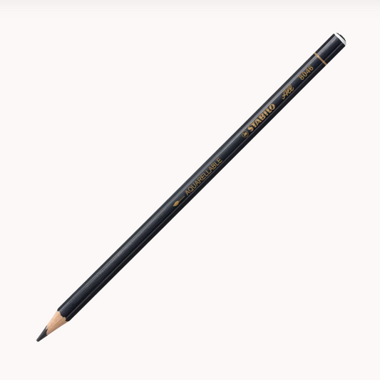 Crayon noir STABILO All aquarellable pour papeterie magnétique