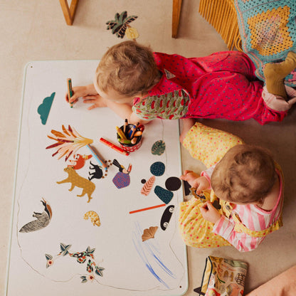 Tableau blanc magnétique 80x55cm Opaline