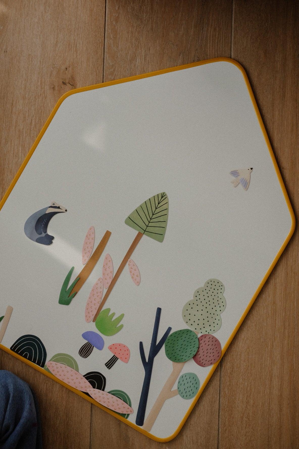 jeu magnétique - Animaux forêt - Tableau mural