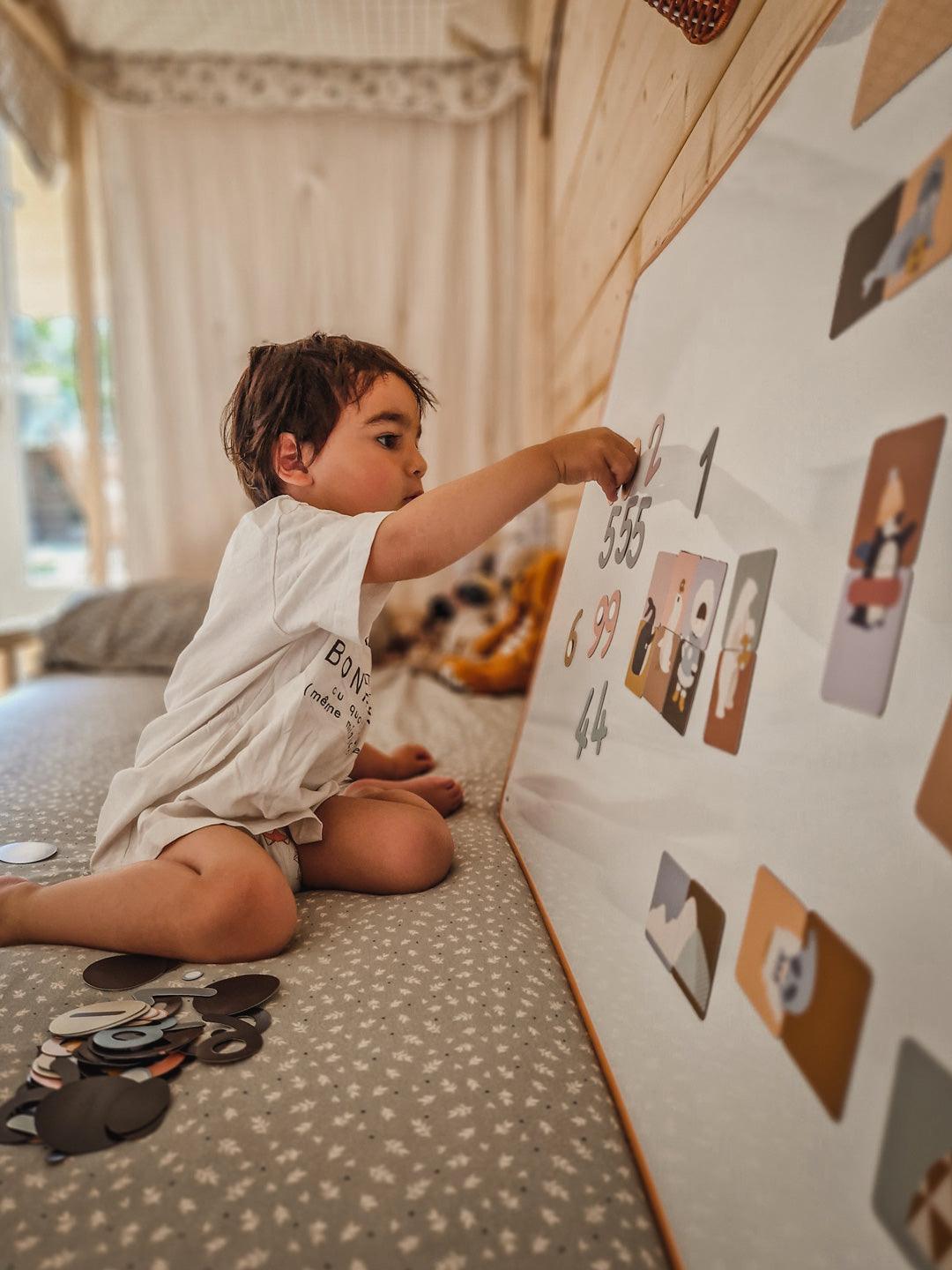 Tableau blanc magnétique Famille - Miel – Ma Cabane à Rêves