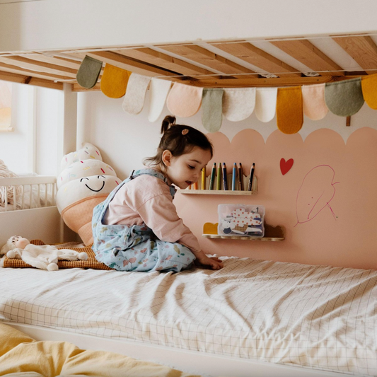 Tableau magnétique mural adhésif festonné —  NUDE