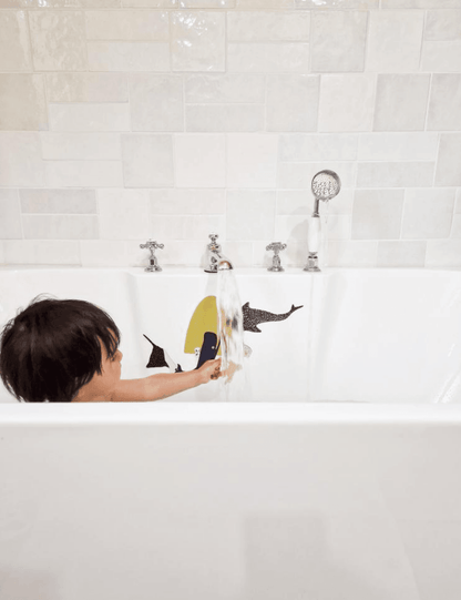 jeu magnetique Océan-aimants- poissons-coraux-jeux pour le bain-baignoire-baleine-meute_sauvage