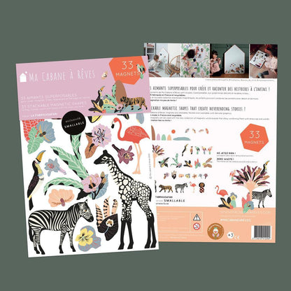 Magnet Animaux d'Afrique - Safari X Smallable - Ma Cabane à Rêves