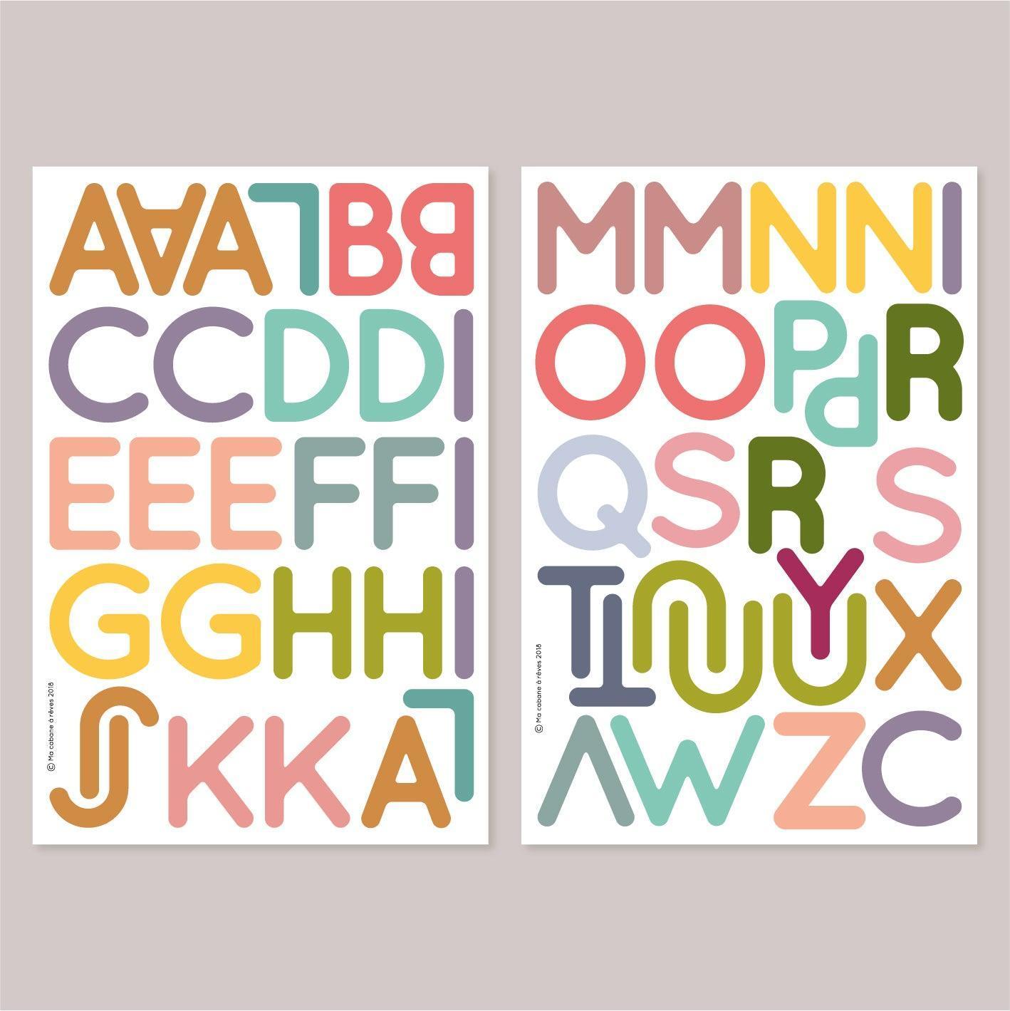 Magnet enfant lettre Alphabet Majuscule Maternelle – Ma Cabane à Rêves