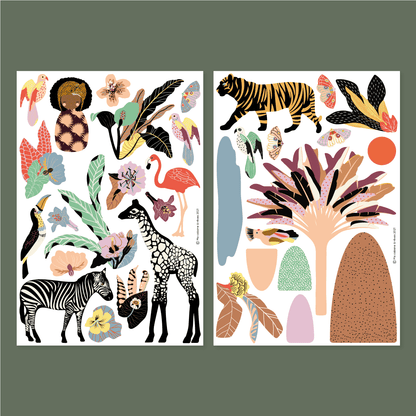 Magnet Animaux d'Afrique - Safari X Smallable - Ma Cabane à Rêves