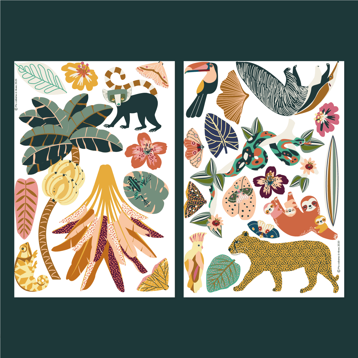 Magnet Jungle Animaux Enfant Jeu Magnetique Aimant