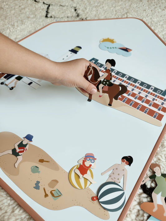 Magnets ville de Biarritz, collab Nos Minis - Ma Cabane à Rêves
