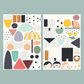 Magnet aimant jeu éducatif magnétique Fabrikapois motif bébé poussette jeunesse imaginaire forme tête pois construction superposable