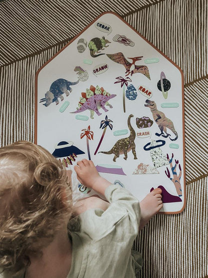 Tableau Magnétique Little Cabane - Nude - Ma Cabane à Rêves